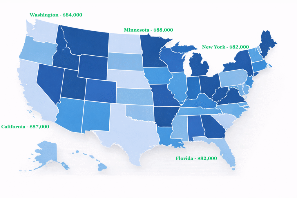 Funeral director salary USA